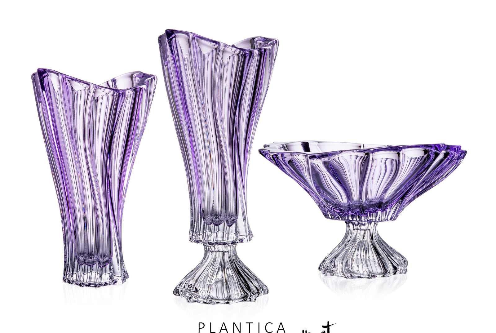 Aurum Plantica veľká misa 33 cm Amethyst