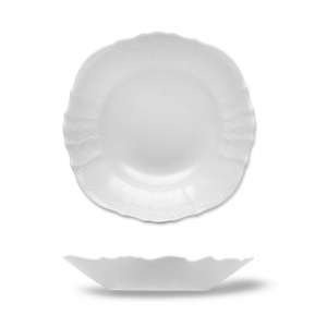 BERNADOTTE - Kompót. misa 19 cm, II.A., biela