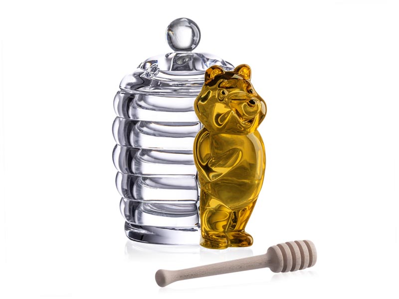 AURUM Dóza na med MACKO (amber)