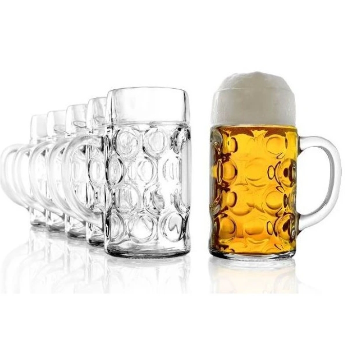 Krígel, tuplák na pivo ISAR 1l s ciachou (1 ks)