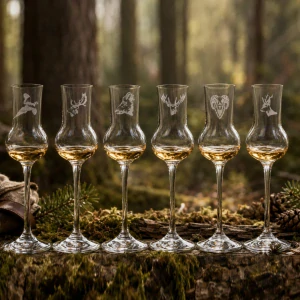 Poháre Grappa 70ml HUNTER / LOVEC (6ks)