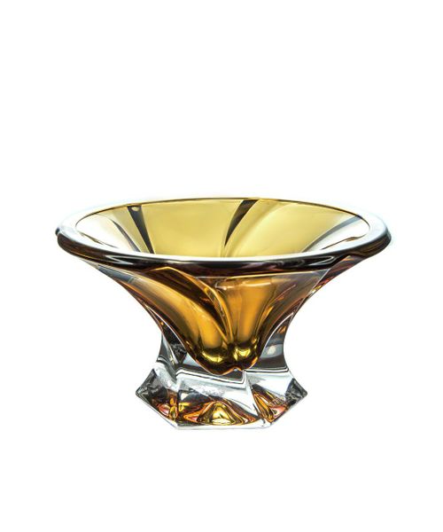 Aurum Mozart Krištáľová misa 14cm Amber