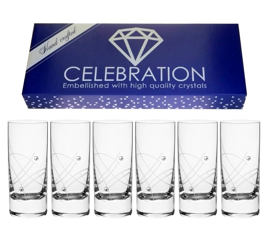 Poháre na pálenku Vodka Shot 70ml 27181 Crystals (6KS)