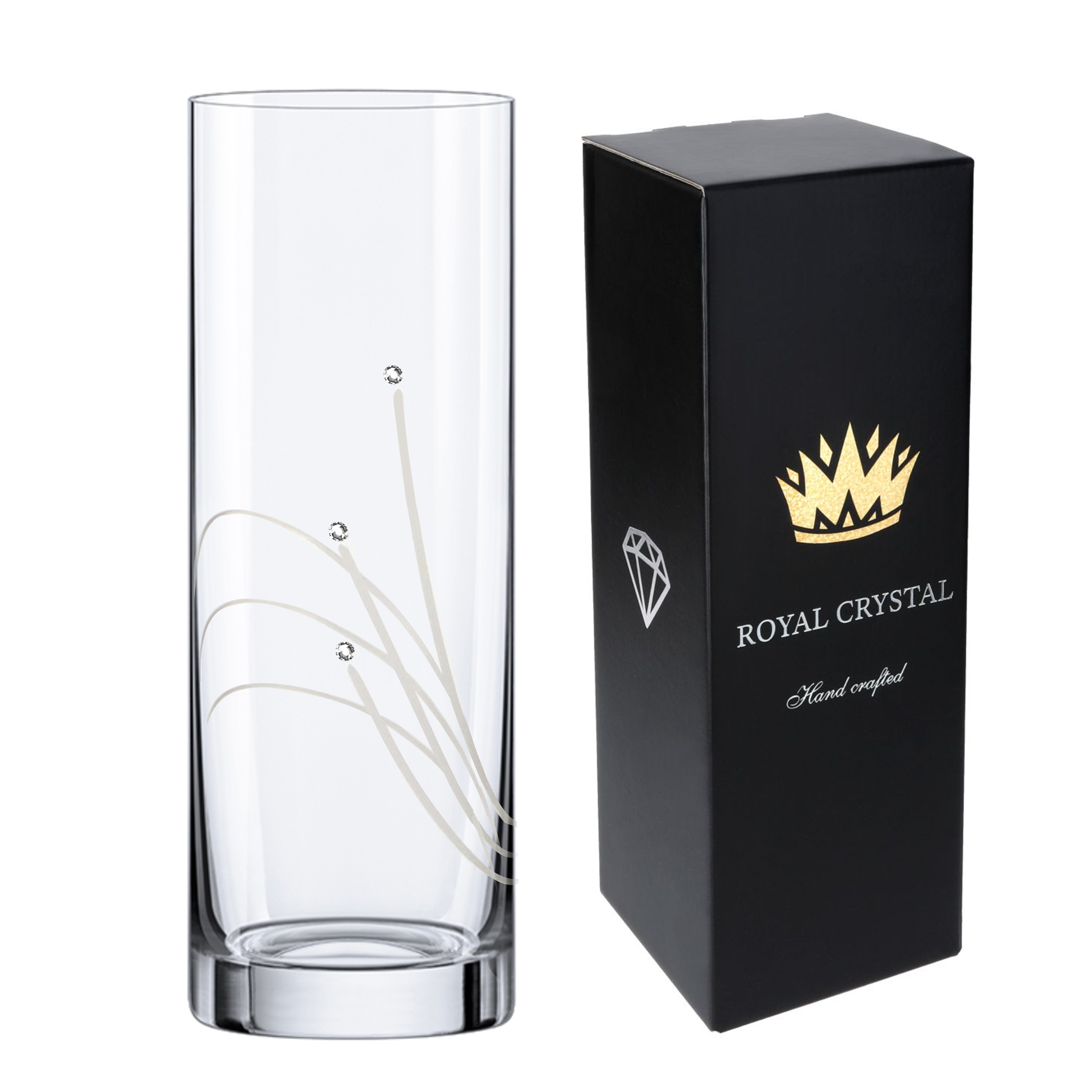 Váza Ambiente 30cm dekor 30538 Crystals (1ks)