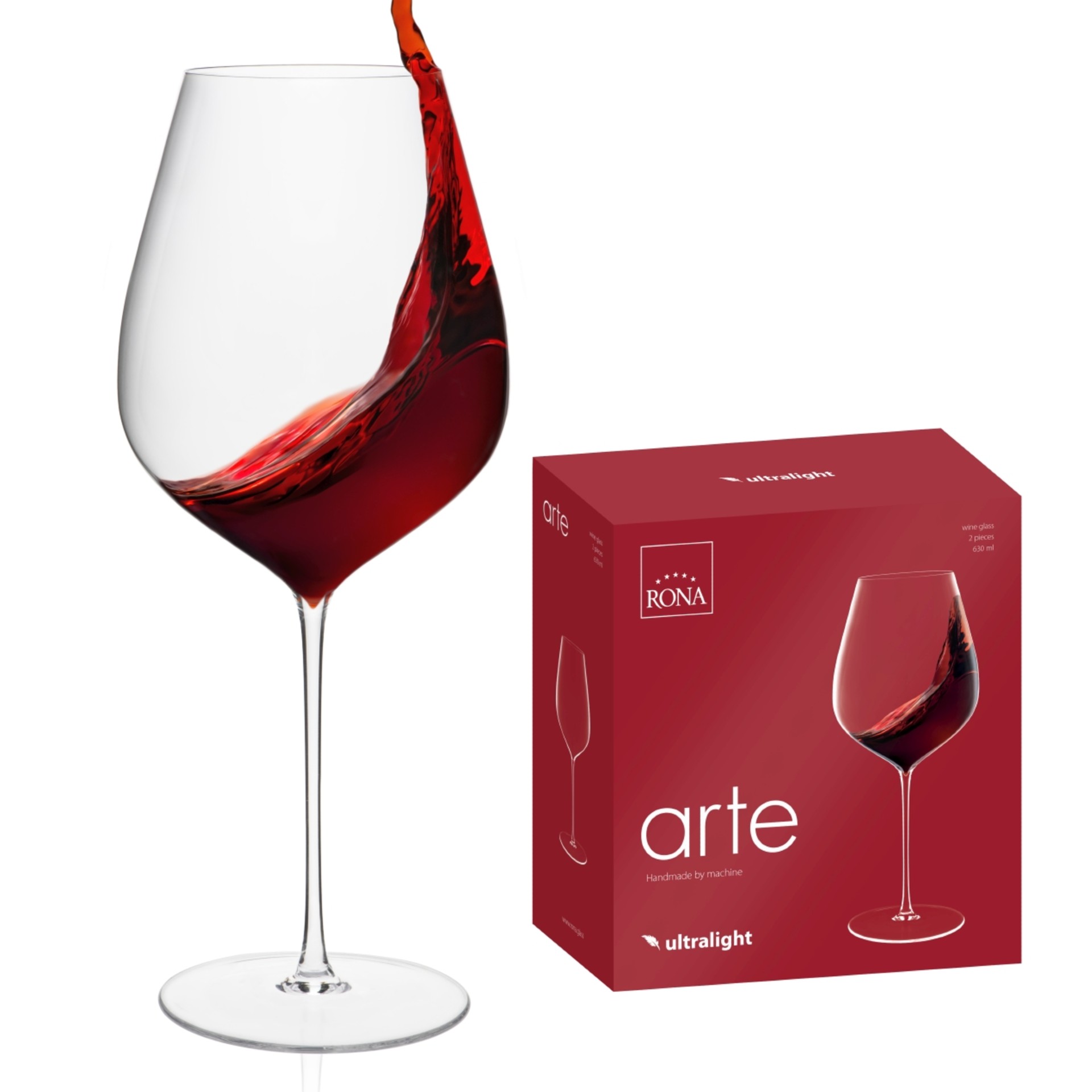 Poháre na víno ARTE 630ml (2ks)