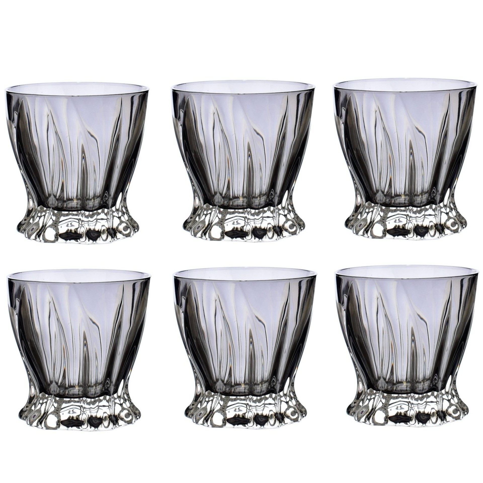 Aurum Plantica poháre na whisky 320 ml Grey (6ks)