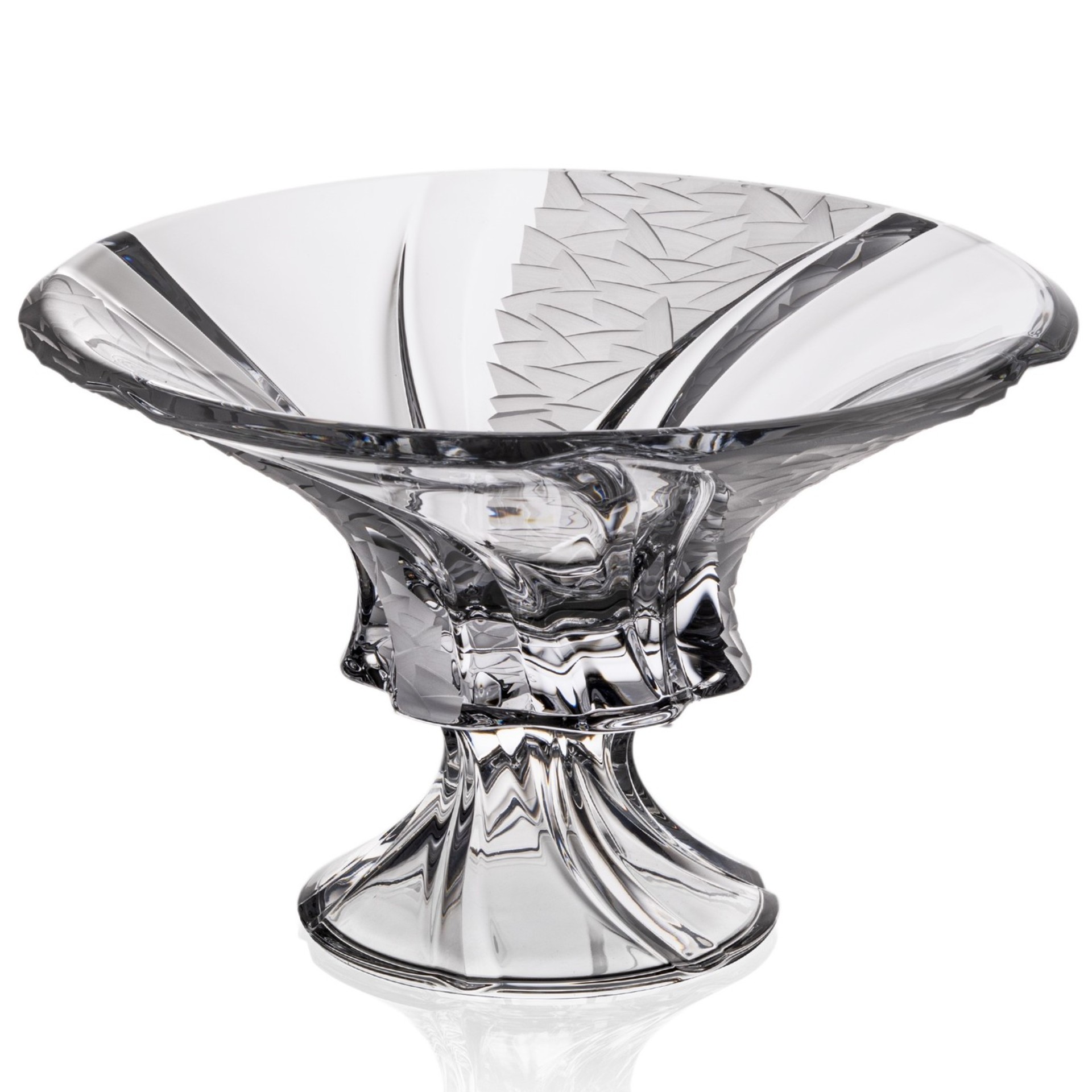 Krištáľová misa na nohe Aurum Jazz 30,5 cm (1ks)