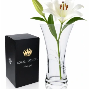 Váza na kvety Ambiente 25 cm 5211, dekor 30538 Crystals