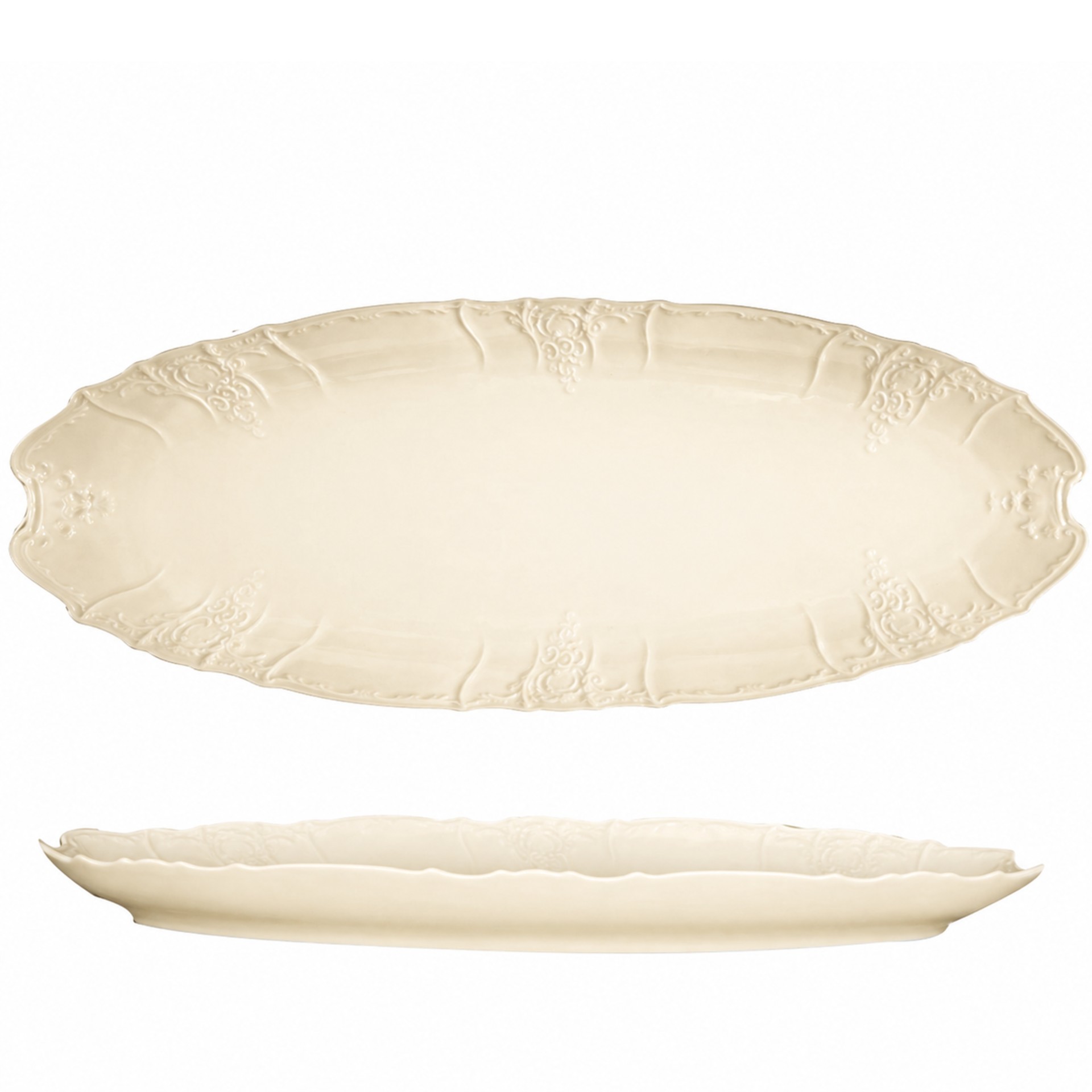 BERNADOTTE - misa na ryby 65 cm, ivory, II.akosť