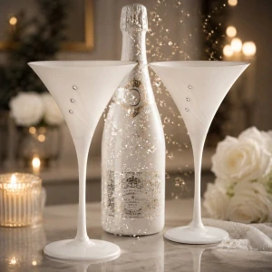 Swarovski Malibu koktejlové poháre 31781 biele 240ml (2ks)
