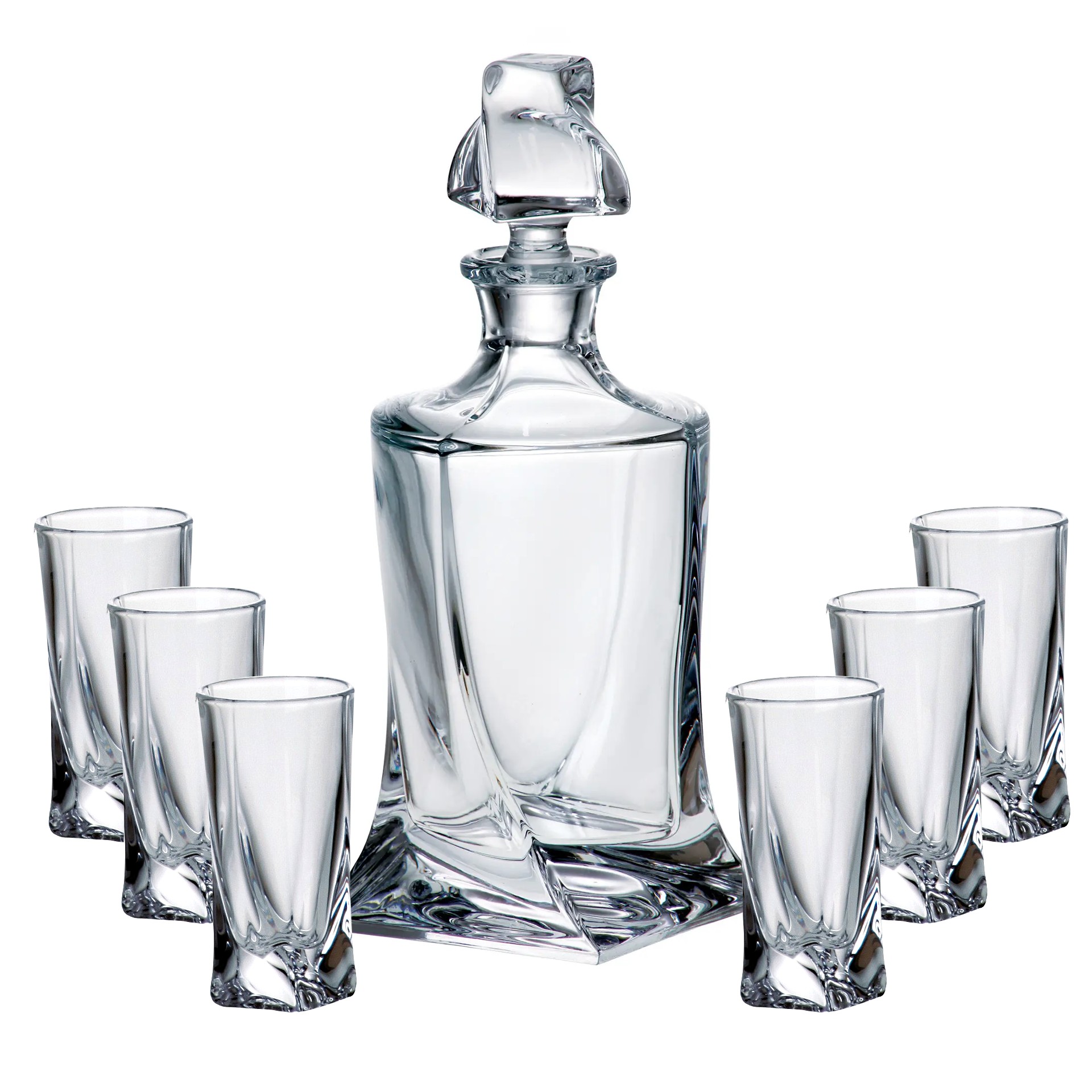 Quadro shot set fľaša+ poháre 50ml (1+6ks)