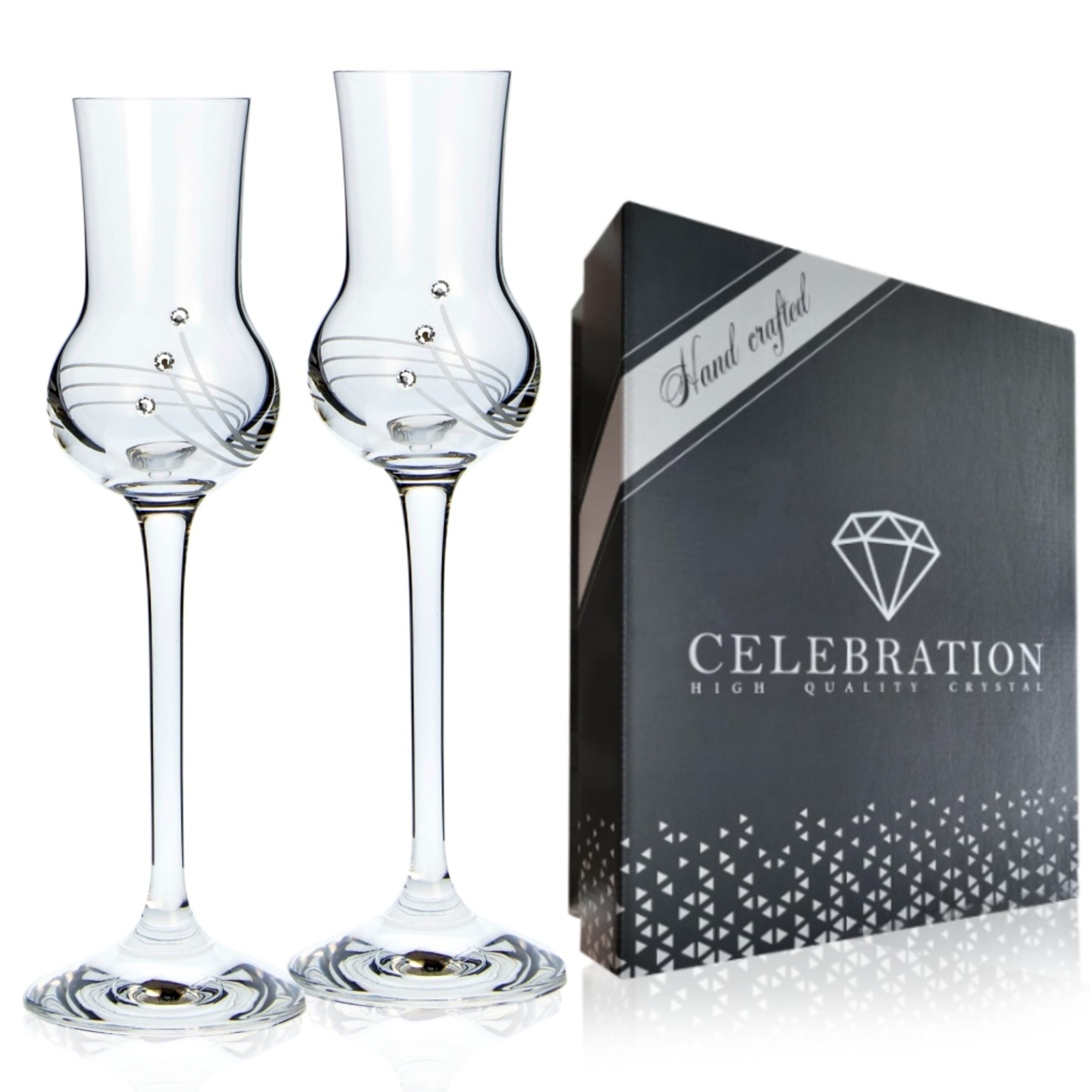 Luxusný set pohárov Grappa 70 ml 30538 Crystals (6 ks)