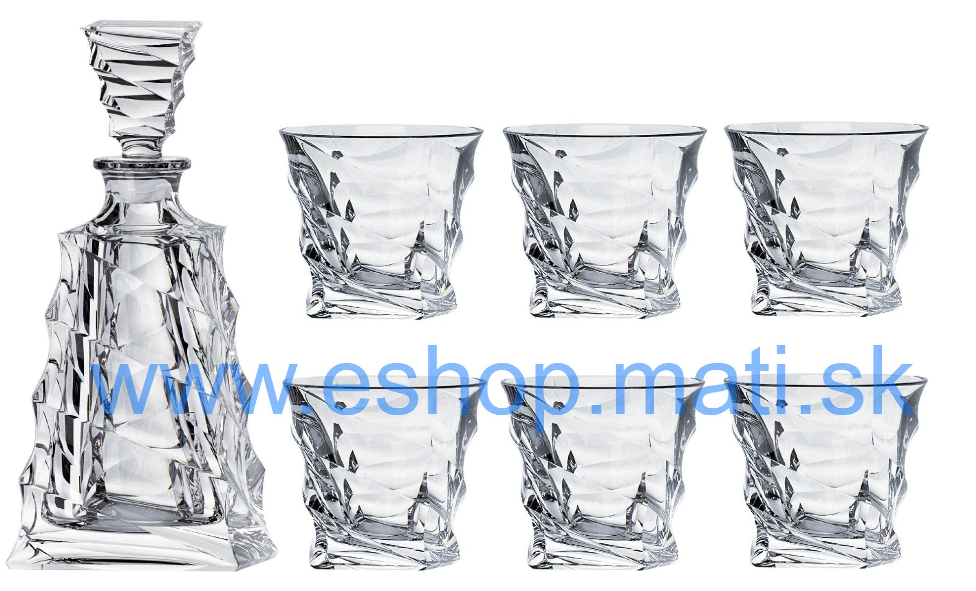 Casablanca set decanter 620ml + poháre 300ml (1+6)