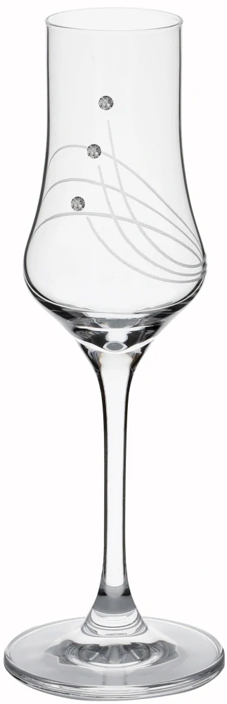 SET Platina + Grappa 100ml 30538 Swarovski Crystals (1+2KS)