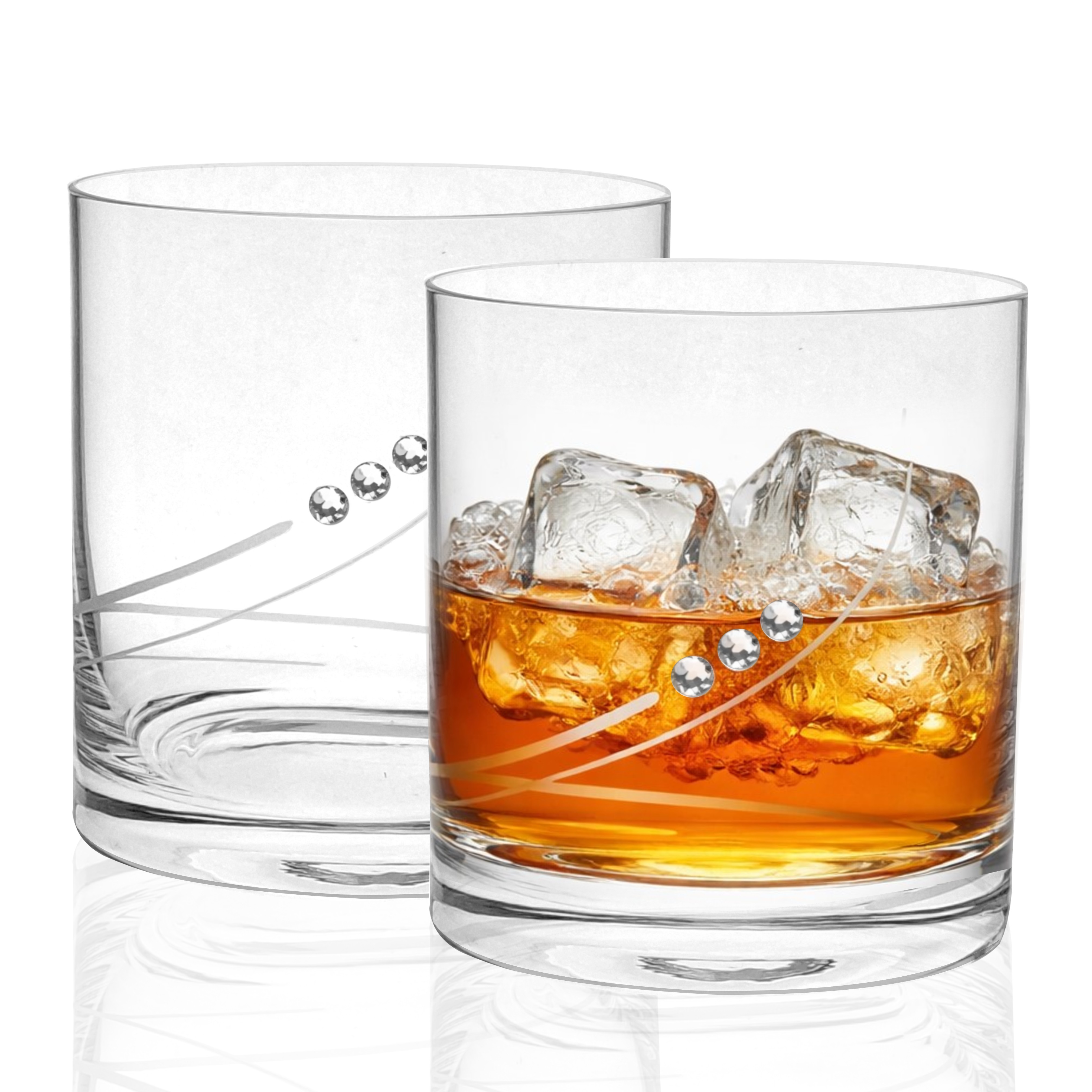 Poháre whisky 300ml dekor 34799 Crystals (4ks)