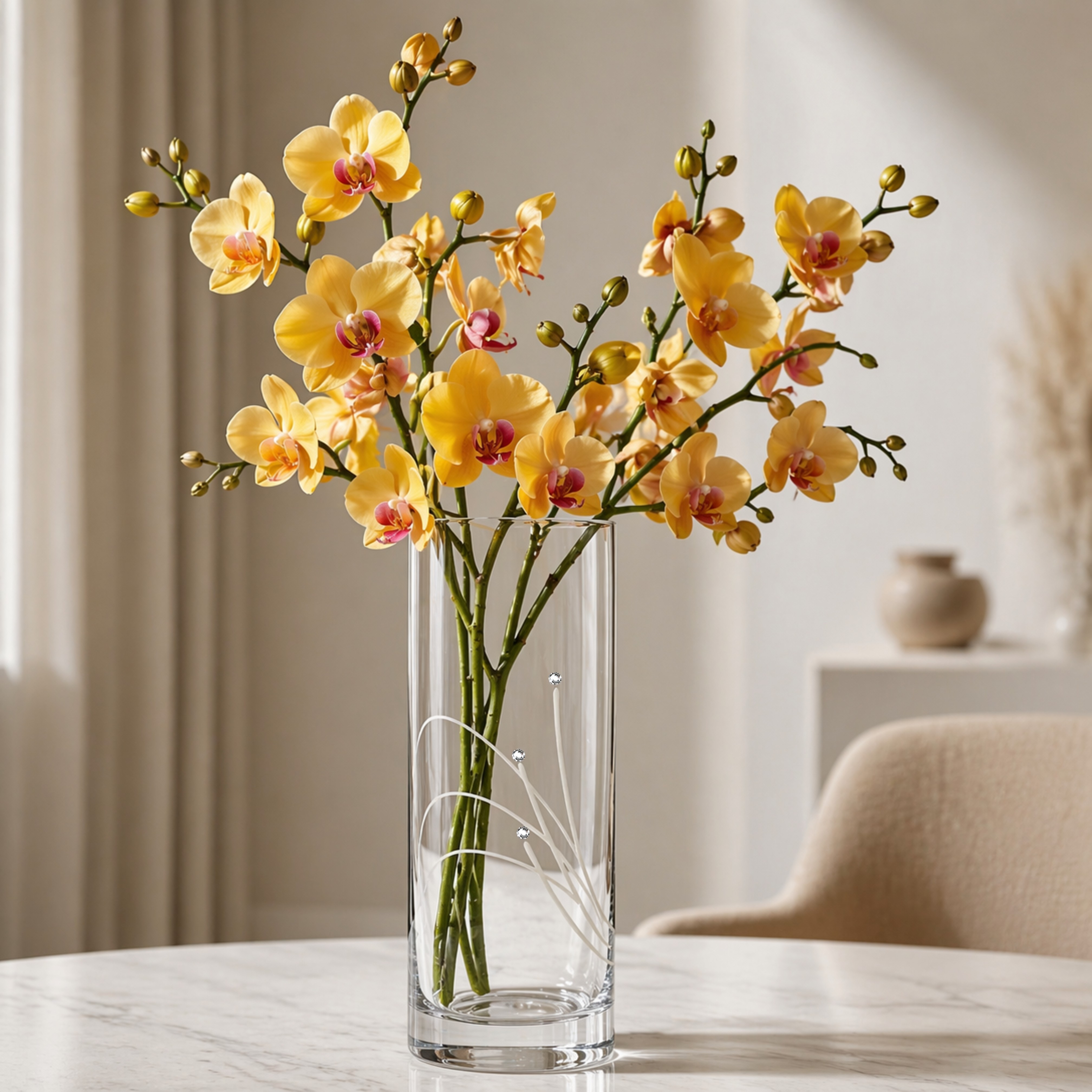 Váza Ambiente 30cm dekor 30538 Crystals (1ks)