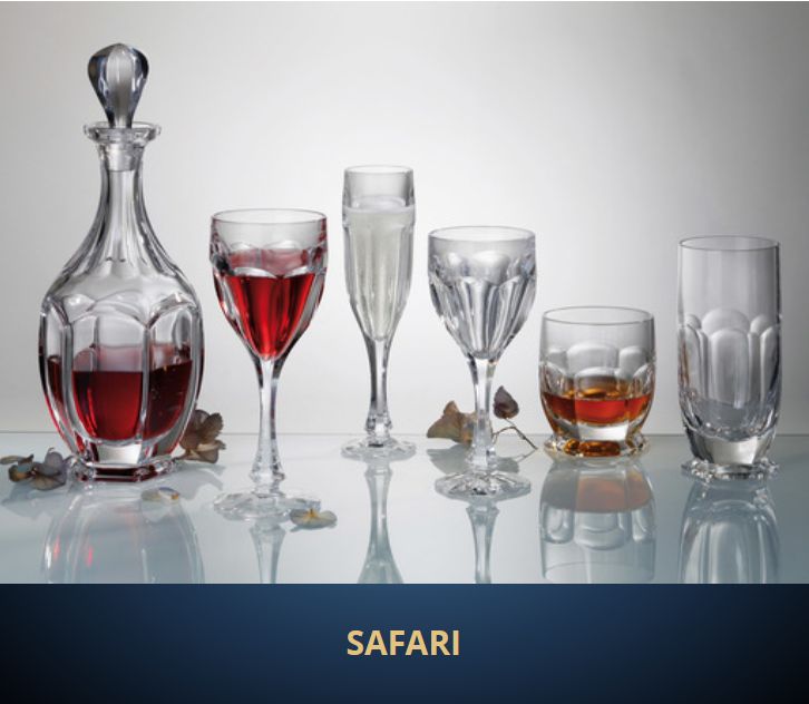 Krištáľový pohár na šampanské Safari 150ml (6ks)
