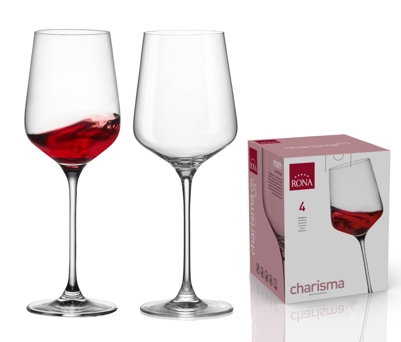 Poháre na víno Charisma 450ml (4KS)