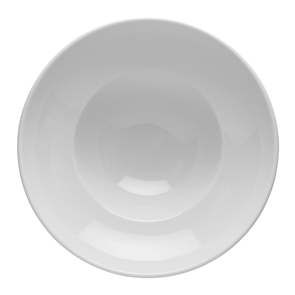 KASZUB - pasta tanier 26 cm, biela