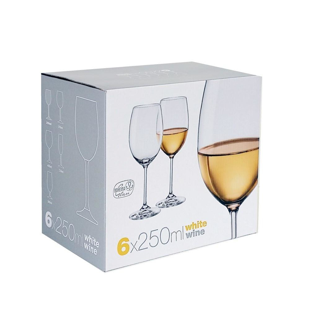 Poháre na víno LARA 250ml (6ks)