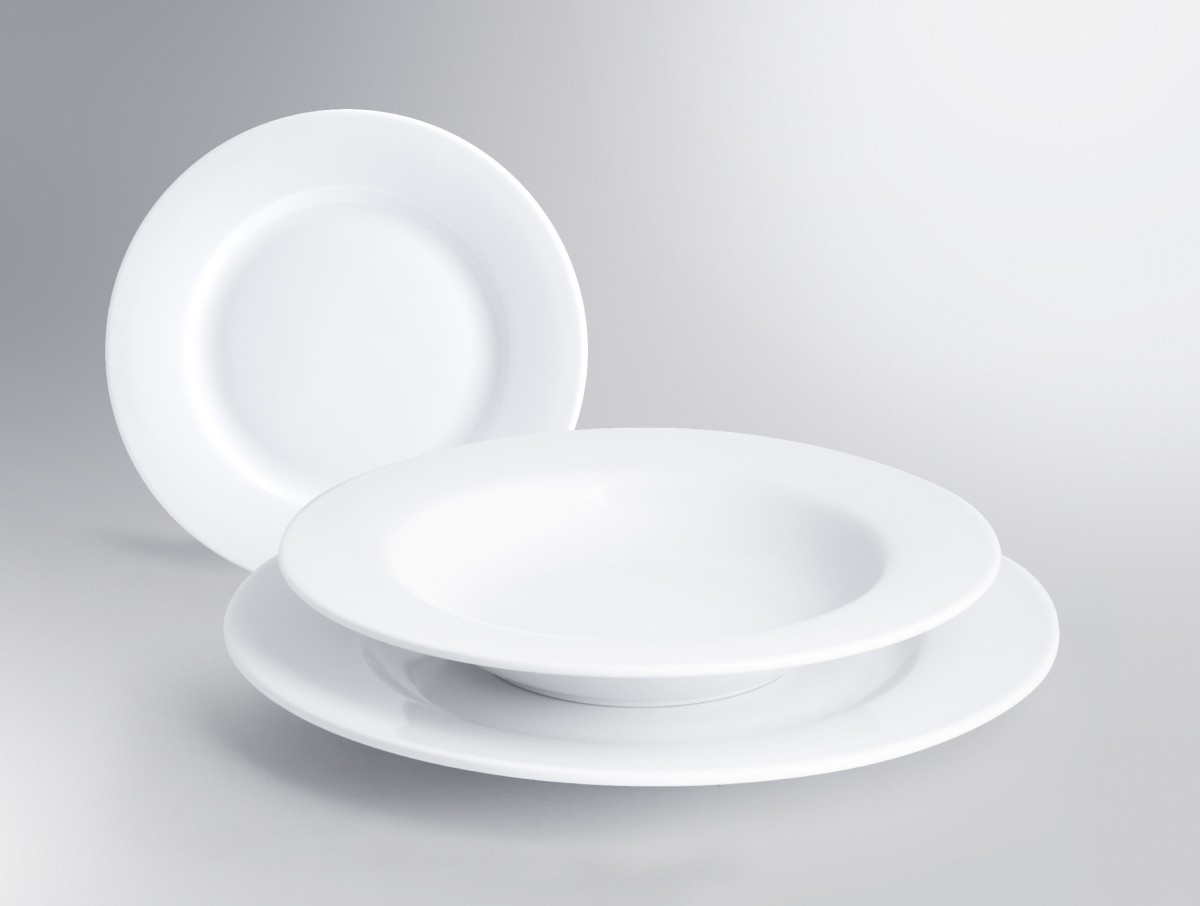 Biely dezertný tanier PURE PREMIUM 20cm (1 ks)