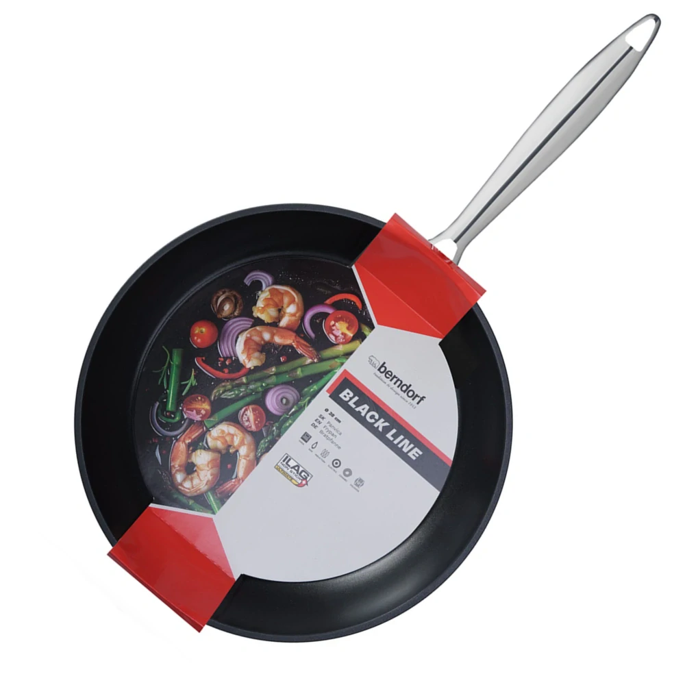 Nepriľnavá panvica hlboká BLACK LINE 28 cm