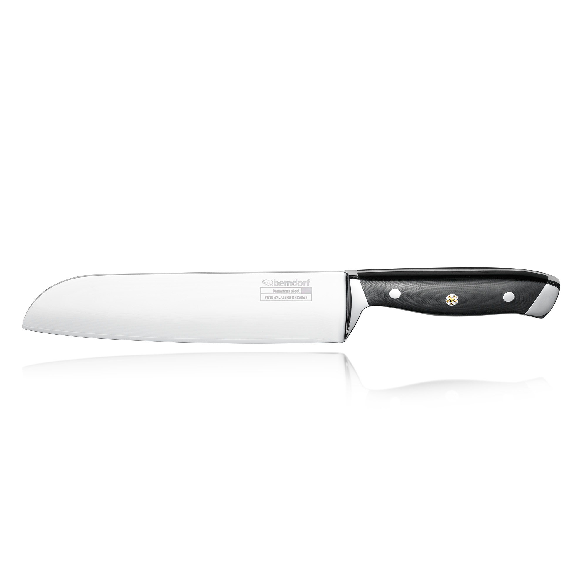 Damaškový nôž Santoku 20,5 cm