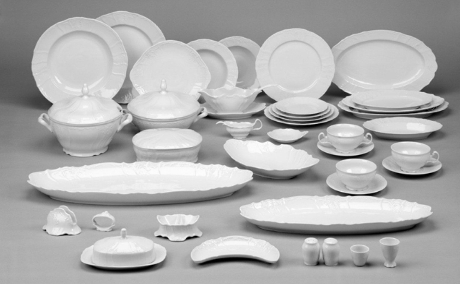 BERNADOTTE - tanier na koláče 27cm, biely