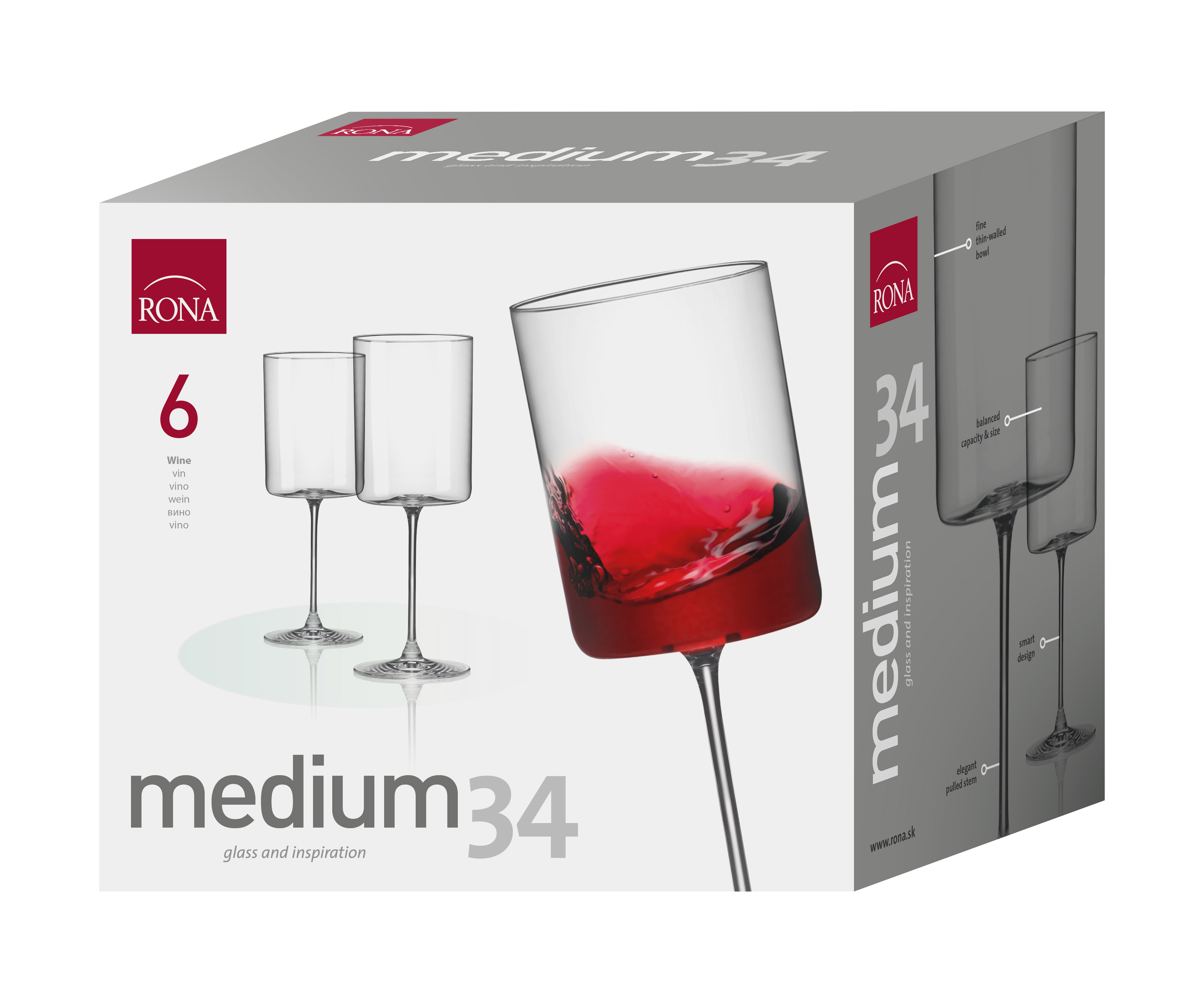 Medium 340ml na víno (6KS)