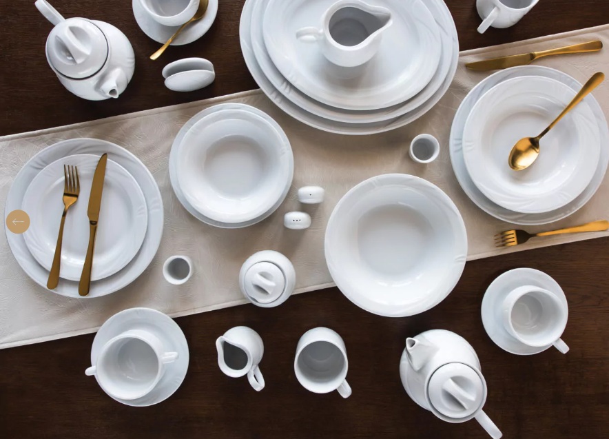 ARCADIA - tanier dezertný 19cm, biela