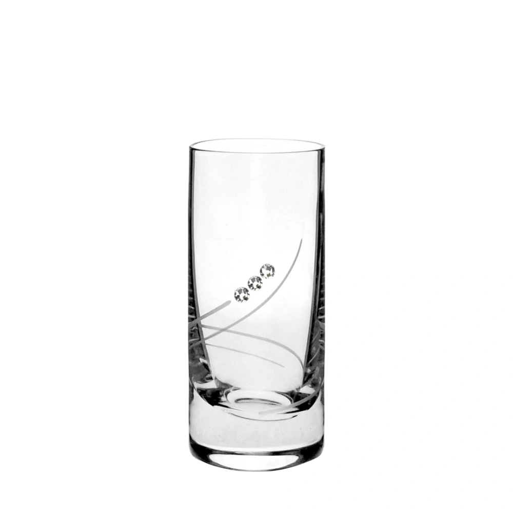 Darčeková súprava fľaša 500 ml s pohárikmi Crystals 34799
