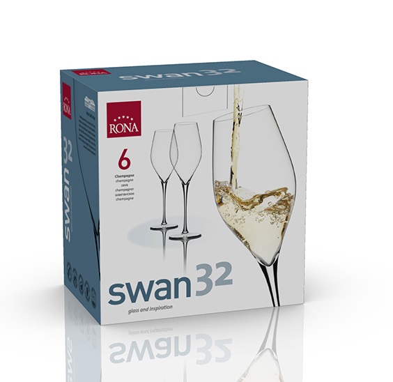 Pohár na sekt a prosecco Swan 320ml (6KS)