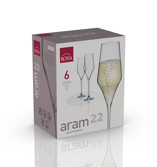Pohár na sekt Aram 220ml (6KS)
