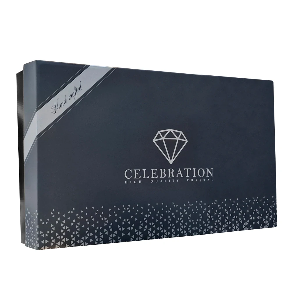 Poháre na víno 360ml Celebration dekor 30538 Swarovski Crystals (6ks)